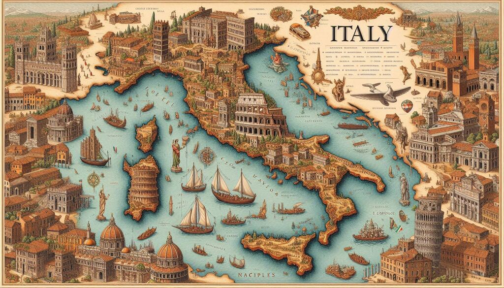 The Map of Italy with Cities Explained